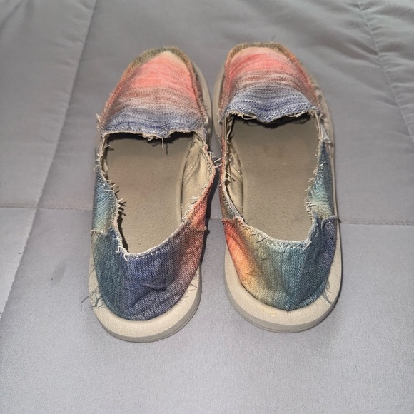 Sanuk Multicolor Women’s Shoes Size 7 - Picture 2 of 9